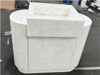 Ice White Onyx Wash Basin
