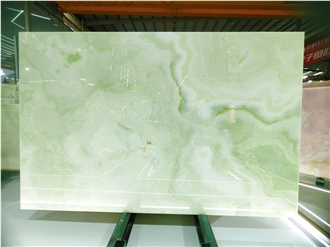 Iran Light Green Onyx Slabs