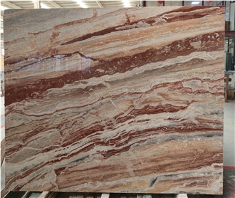 Arabescato Orobico Rosso Marble Slabs