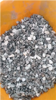 Mixed Washed Pebble Stone Dark, Light Grey And White