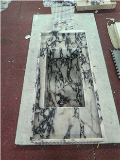 Calacatta Viola Marble Bath Top