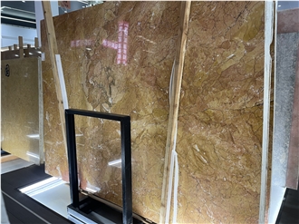 China Kellen Gold Marble Slabs