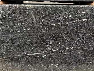 Cloud Black Granite Slabs