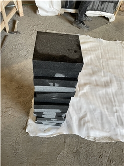 Factory Price Mongolian Black Granite Paving Stone