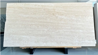 Ivory White Travertine Slabs