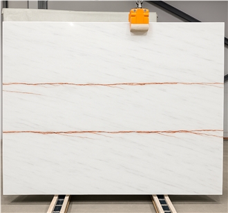 Sahara Blanc Marble- Rosso Venato Marble Slabs