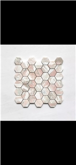 Norwegian Rose Marble Mosaic Design