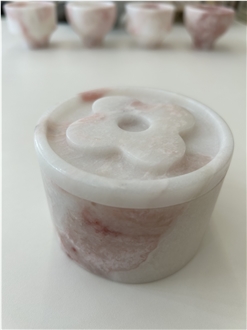 Rose Marble Jewelry Box For  Home Decor Products