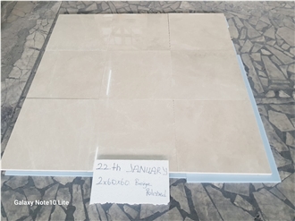 Turkish Burdur Beige Marble Tiles