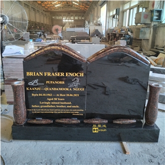 Granite Mixed Color Headstone
