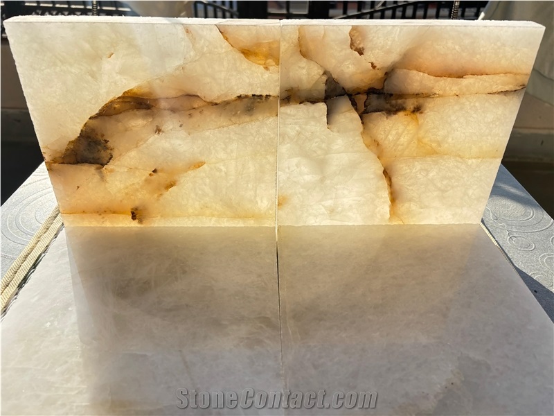 Crystallo White Quartzite Tiles