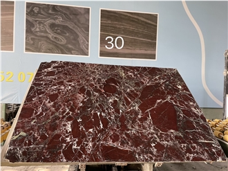 A Quality Rosso Levanto Marble Slabs Polished