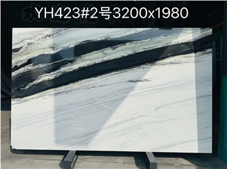 Good Quality China Panda White Marble Slabs