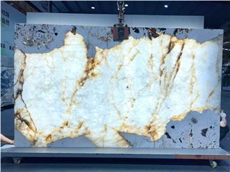 Premium Translucent Patagonia Quartzite Slabs Tiles
