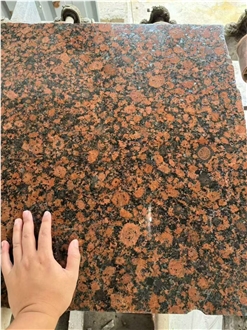 Promotional Price  Carmen Red Granite Slabs 120*60*2Cm