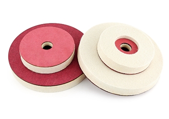 Red Steel Paper Wool Wheel Mirror Polishing Wheel