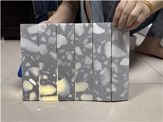 Light Transmitting Terrazzo Mosaic Sample