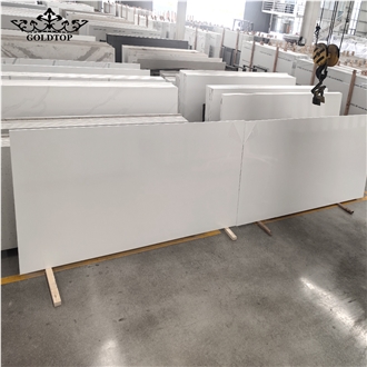 2002 Pure White Artificial Stone Quartz Slabs