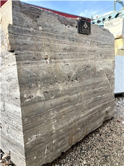 Silver Light  Classic Travertine Block