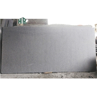 G684 Black Granite Big Slabs Flamed Finish Building Stone