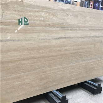Natural Vein Cut Custom Travertine Slabs