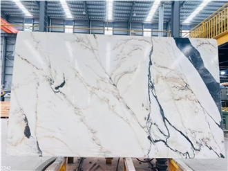Calacatta Oriental White Marble Slabs