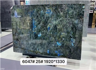 Emerald Blue Granite Slabs Volga Irina Luxury Stone Tile