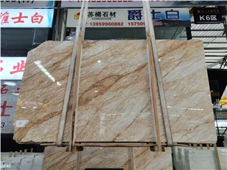 Golden Spider Marble Slabs Yellow Platanotopos Arachnia