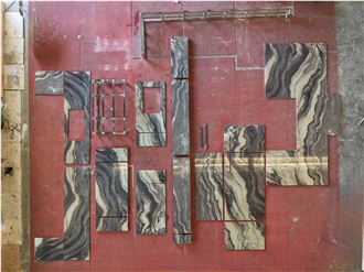 Tungsten Blue Quartzite Bathroom Countertop