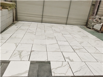 Calacatta White Wall Tiles For Luxury Hotel Projects