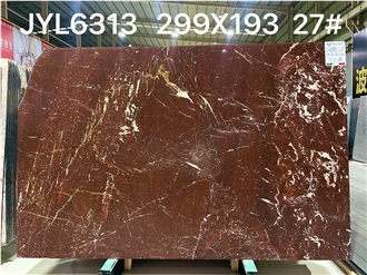 French Red Marble Slabs Polished