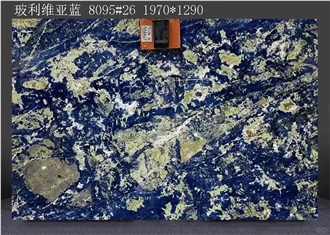 Blue Sodalite Marble Slab Tiles