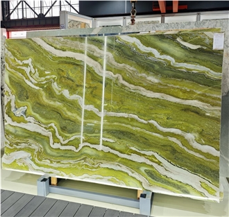 Bulgari Jade Marble Slabs For Decoration