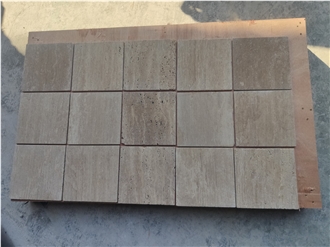 Beige Travertine Tumbled Tiles