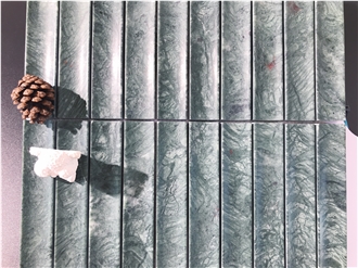 Green Marble 3D Mosaic Tiles  Honed