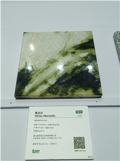 White Mentelle Marble Tiles - Polished