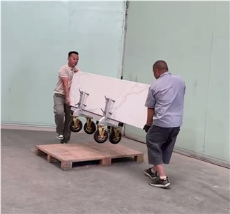 LHJZXTC-D Aluminum Alloy Steering Dolly