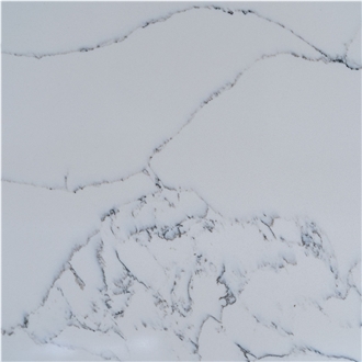 White Quartz Slab 60X120cm Quartz Tiles For Hotel Projects