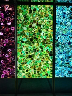 Luxury Semiprecious Stone Panels
