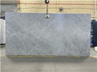 3D Printed Taj Mahal Grey Quartz Slabs 22358S