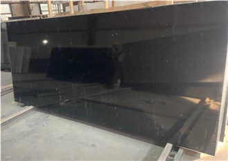 Crystal Black Quartz Slabs