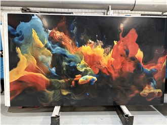 Chromatic Flow Nano  Crystallized Glass Stone