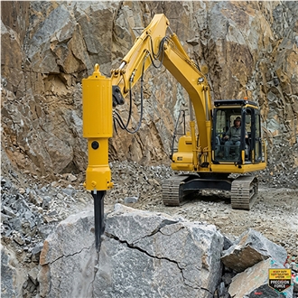 Excavator-Mounted Large Hydraulic Rock Splitters - Yantai Gaea