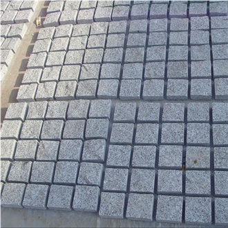 Light Grey Granite G603 Paving Cobble Stone