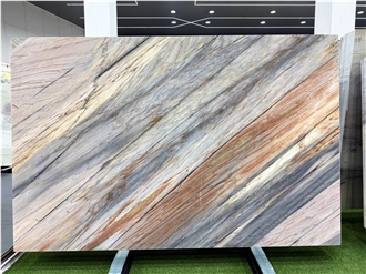 Aurora Blue Quartzite Slabs