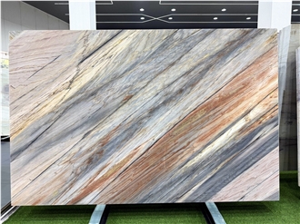 Brazil  Aurora Blue Quartzite Slab Tiles
