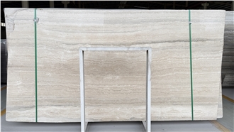 Italian Silver Grey Travertine Slabs