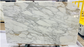 Italy Origin Calacatta Gold Marble Slabs