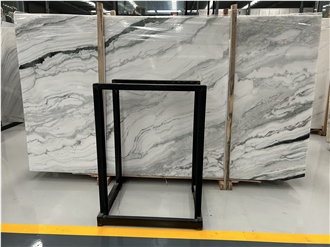 Premium Panda White 20Mm Polished Marble  Slabs