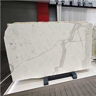 Calacatta Gold Marble Polished Natural Slabs Floor Tile